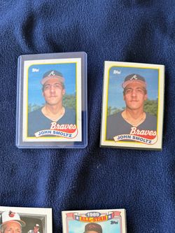 1989 Topps John Smoltz Rookie Baseball Cards