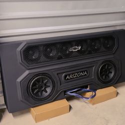 NEW CUSTOM BOX FOR SINGLE CAB TRUCKS SUBWOOFERS MIDRANGE SPEAKERS TWEETERS 