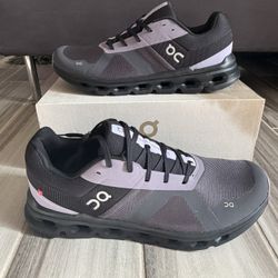 Men's ON Cloud Cloudrunner Running Shoes - Iron Black - Size 12