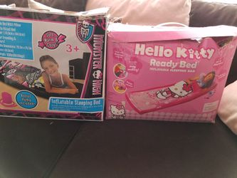 Kids Infatable Hello Kitty Ready Bed.