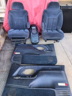 Chevy seats,center console and door panels