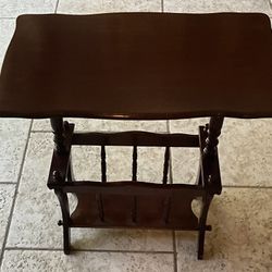 Antique Mission Oak Magazine Rack By Haywood Wakefield.