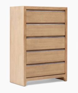 West Elm, Oak 5-Drawer Dresser