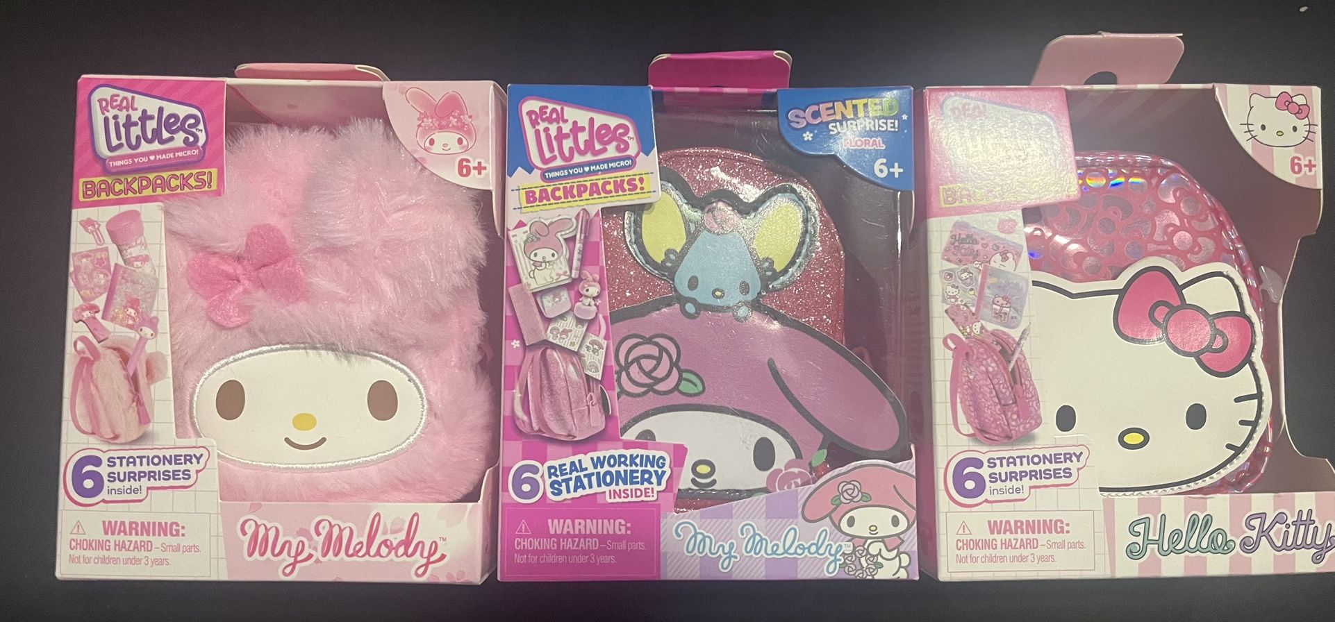 Hello Kitty Real Littles Backpacks New