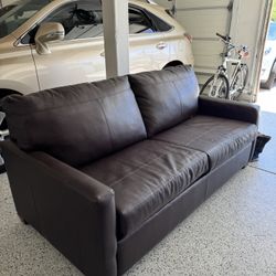 Brown Loveseat Sofa Sleeper 