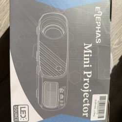 ELEPHAS Mini Projector for iphone, Portable Projector 1080P HD Outdoor Projector, Movie Projector Compatible with Android/iOS/Windows/TV Stick/HDMI/US