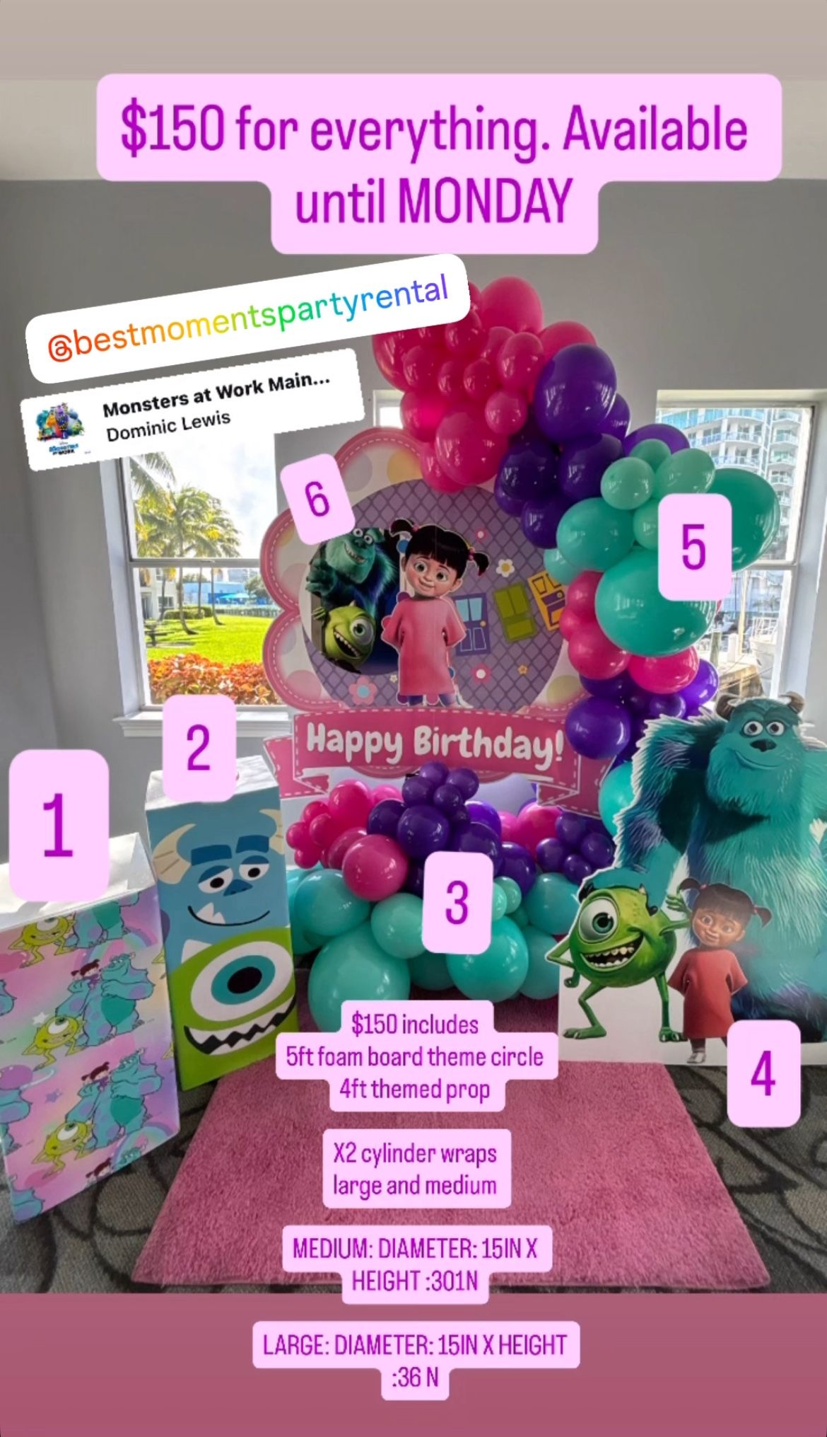 Monsters Inc Party Decorations