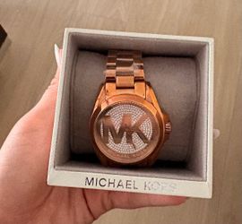 Michael Kors Rose Gold MK Logo Watch
