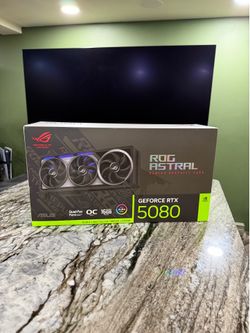 Asus ROG Astral RTX 5080 GPU Ryzen 7 9800X3D CPU bundle