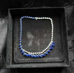 Unique Blue Sapphire Necklace