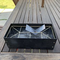 Hearth And Hand Plant Flower Case Metal Steel Gold Black Nee Multi Multiple Holder