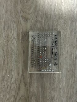Periodic Table of the Elements Acrylic Display