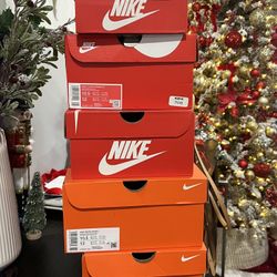 Empty Nike Shoe Boxes