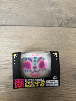 NeeDoh Sugar Skull Cats (Pink pattern)