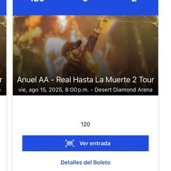 TICKETS ANUEL 