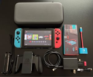 Nintendo Switch w/ GTA 5 & GameCube Games