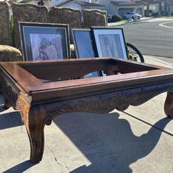 Coffee Table with Glass