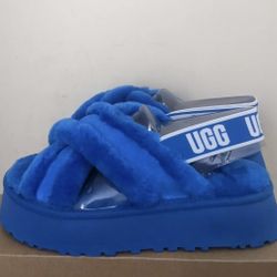 Ugg Australia Women's Disco Cross Slide Slipper Size 7