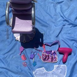 Kids Play sets (hair Salon, Doctor, Doll High Chair) Asking $25