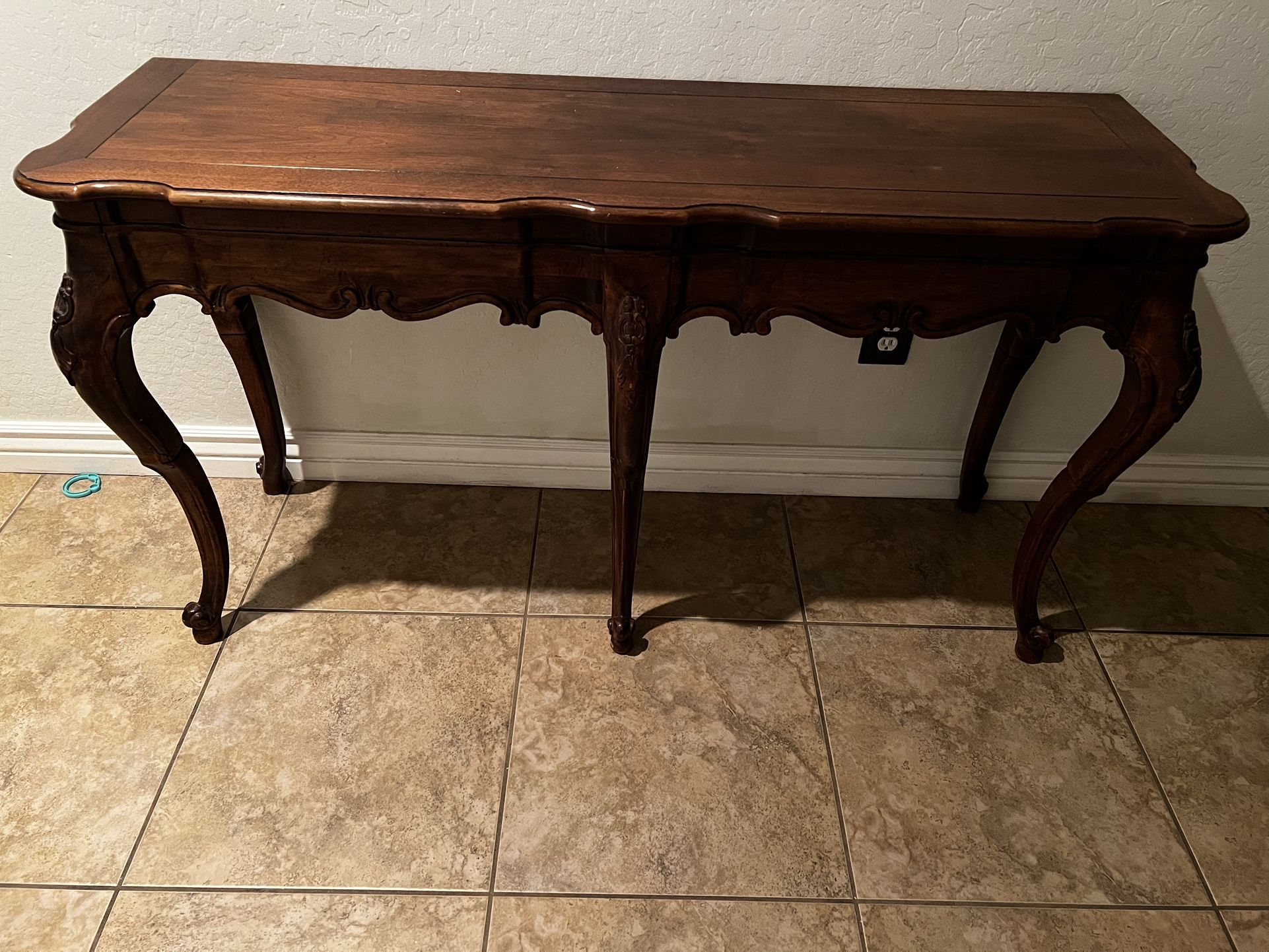 Wood Consol Table