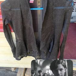 A Sexy Black See Through Top w/ Quarter Length Sleeves 