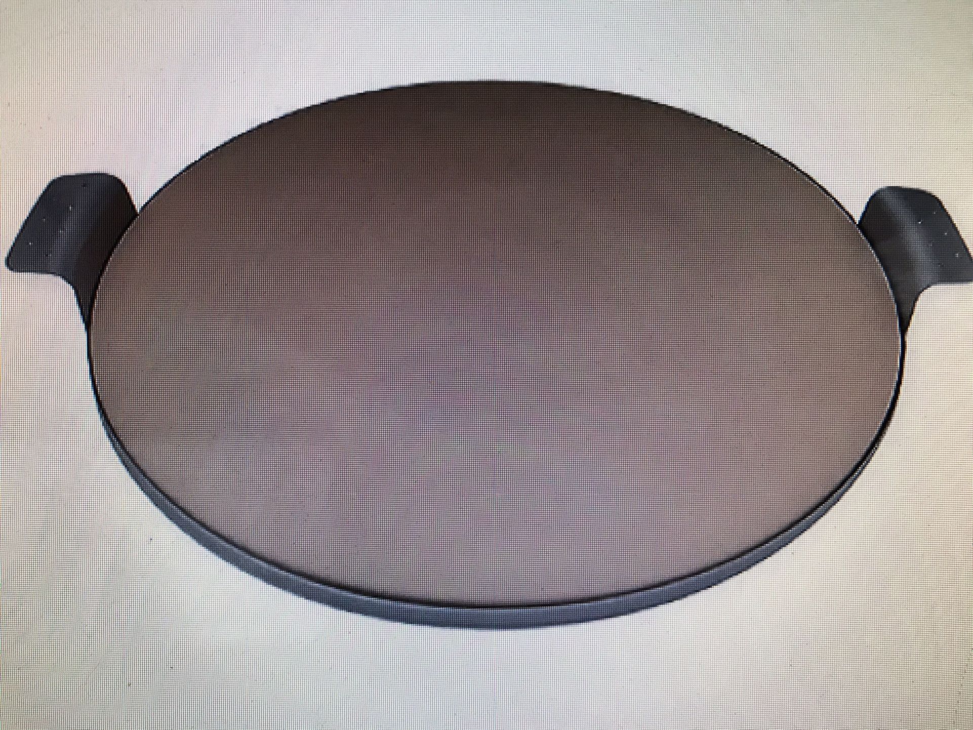 Artisan Kitchen Supply 15-inch Pizzza Stone With Stainless Steel Tray