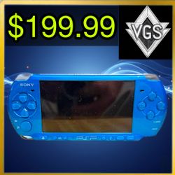 *ENHANCED* Sony PSP 3000 Handheld Console – Blue Edition (2008)