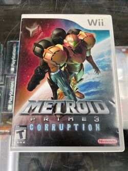 Metroid Prime 3 Corruption Wii $30 Gamehogs 11am-7pm