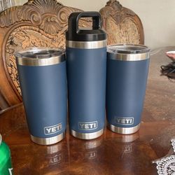BAND NEW NEVER USED YETI BOTTLES 