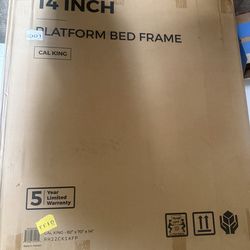 Cal King Platform bed frame for sale