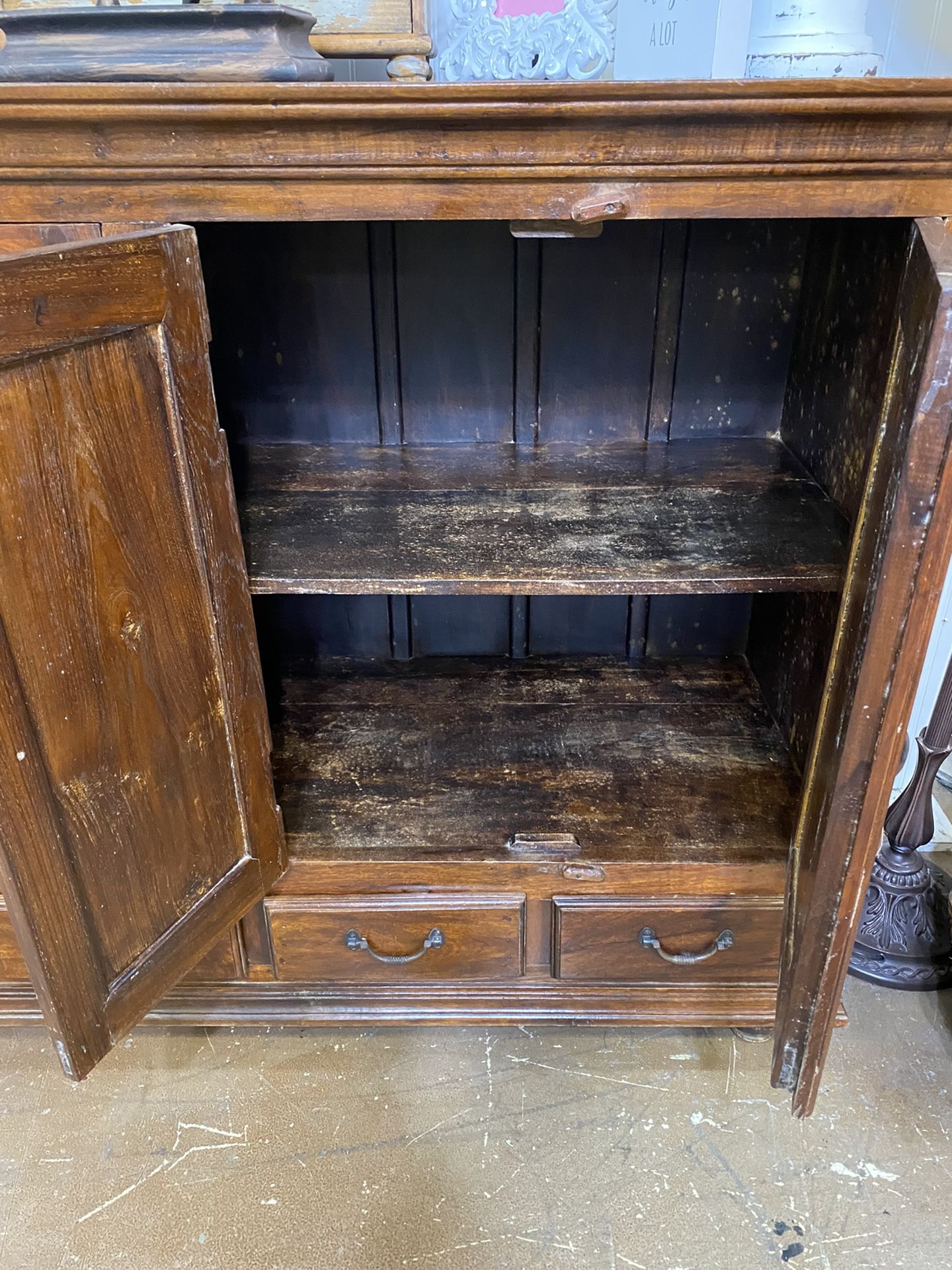 Z Gallery Rustic Sideboard Bottom Drawers