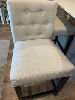 Fabric Counter Height Bar Stool (Set of 2)