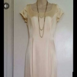 Jessica McClintock #BRIDESMAID#Wedding PROM GRADUATION SPECIAL EVENT FORMAL DRESS (Pale YELLOW)