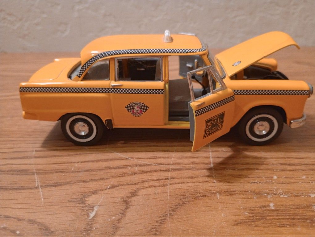 Vintage 1963 Checker New York City Taxi Cab Model Car