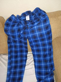 Men's flannel bottoms 32 34 medium great condition cash only