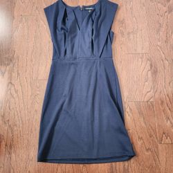 Navy Blue Dress XXS Banana Republic