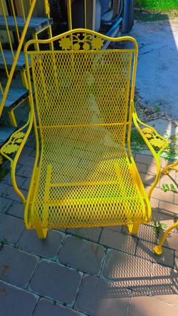 3 piece set wrought iron