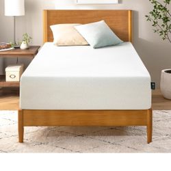 Zinus 12 Inch Twin Green Tea Memory Foam Mattress [New Version]