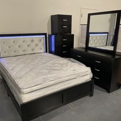 4-piece Queen Bedroom Set On Sale Now 