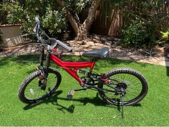 20-inch kids’ full-suspension mountain bike