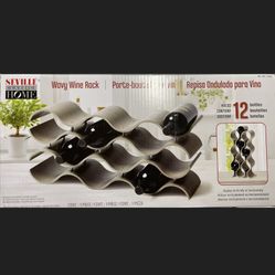 Wavy Wine Rack