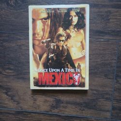 ONCE UPON A TIME IN MEXICO STARRING SALMA HAYEK ANTONIO BANDERAS AND JOHNNY DEPP IN PERFECT CONDITION AND COMPLETE $20.00