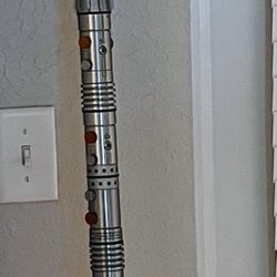 Master Replicas Star Wars Lightsaber Replica Silver 2006 Toy