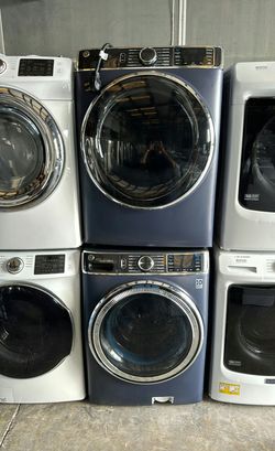 GE Front Load Set (Front Load Washer & Dryer Set) - Stackable Large Capacity