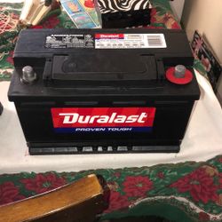 NEW DURALAST BATTERY