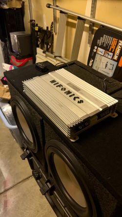subwoofer and amplifier