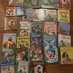 Disney Vintage Book Lot