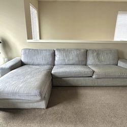 Grey IKEA Couch For Sale 