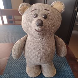 Vintage Fabric Teddy Bear By DAKIN 1984