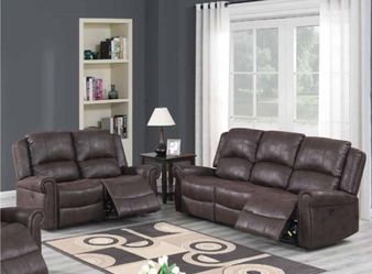 Power Reclining Sofa And Love Seat Set f86232 + F86232
